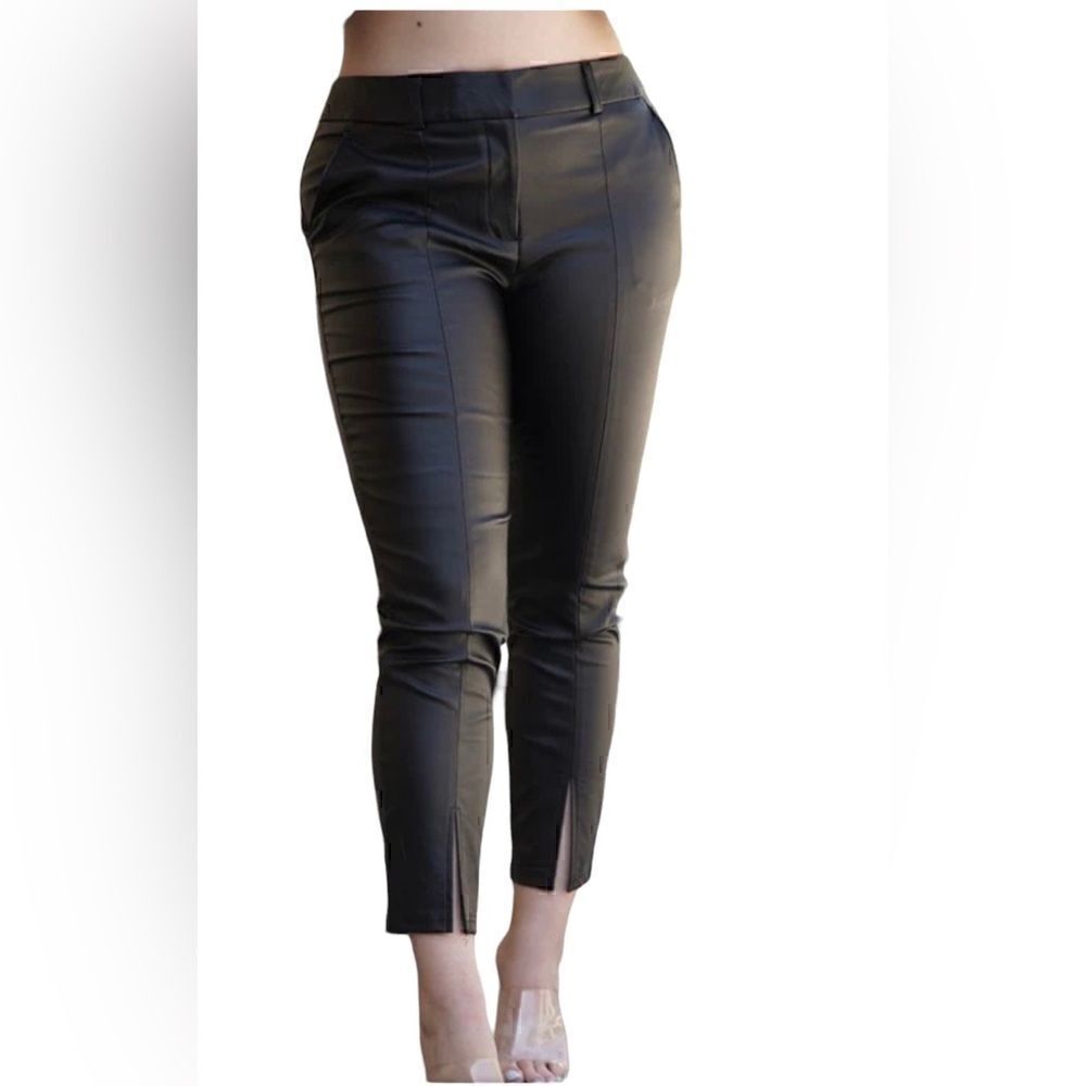 Plus women’s Faux Leather Pants- NWT